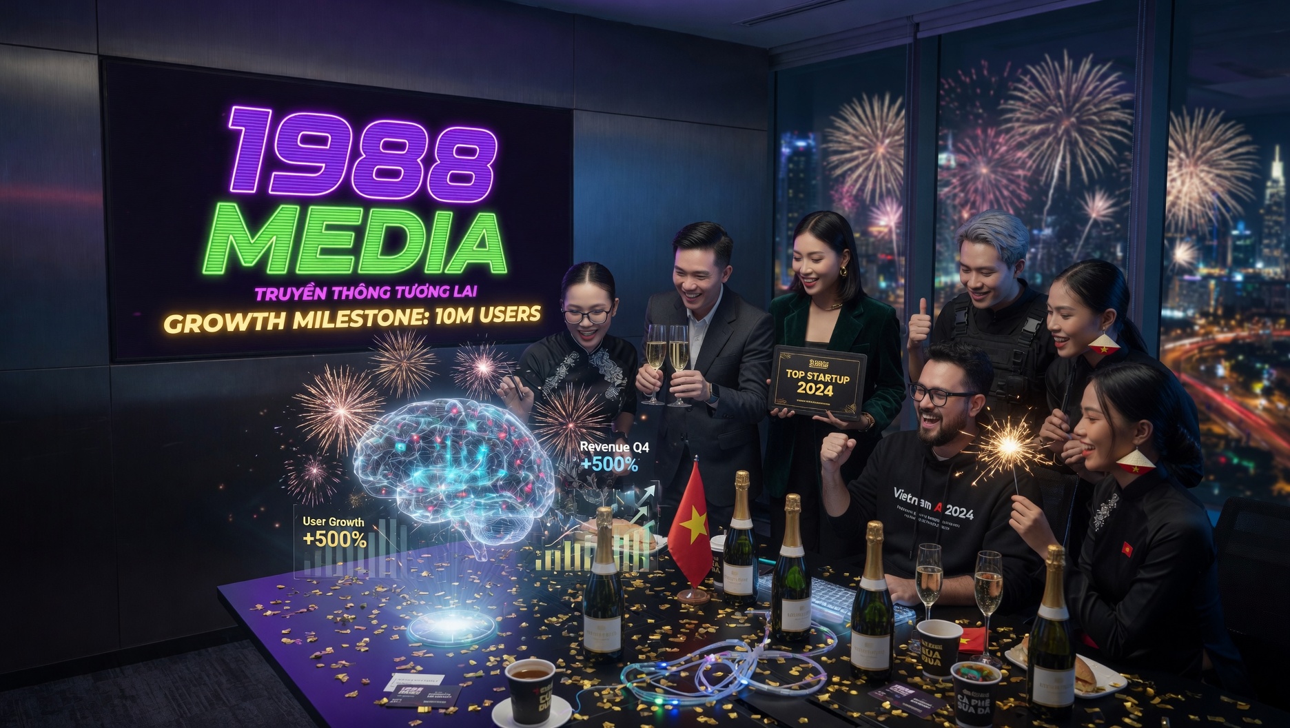 1988 Media - Doanh nghiệp F&B Hà Nội tiết kiệm 15 giờ/tuần nhờ báo cáo marketing tự động