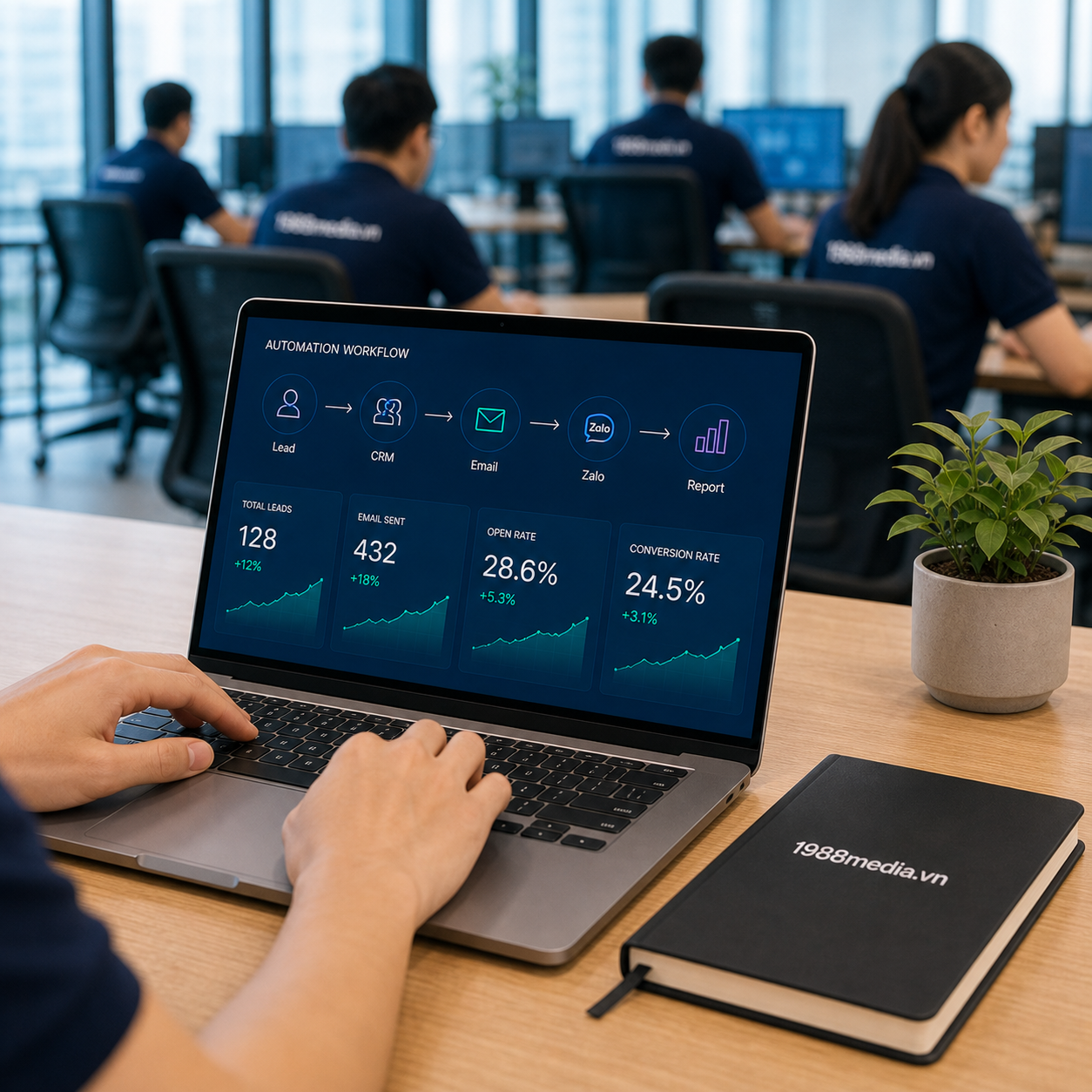 Quy trình tự động hóa lead từ Facebook/Zalo/Website về CRM bằng n8n 10 Quy trình tự động hóa lead từ Facebook/Zalo/Website về CRM bằng n8n - Minh họa thực tế