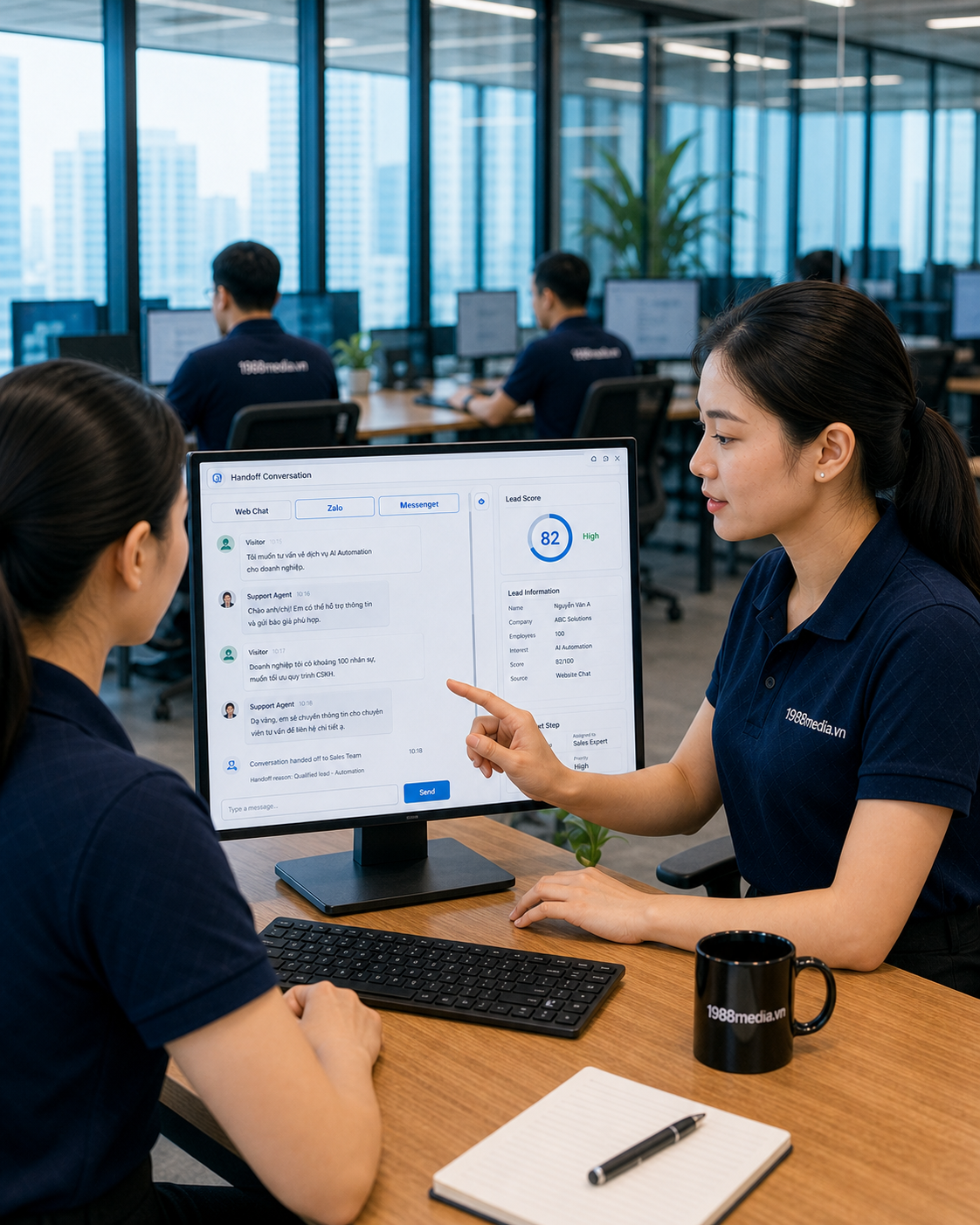 Chuyển đổi từ chatbot AI sang nhân viên sale đúng thời điểm