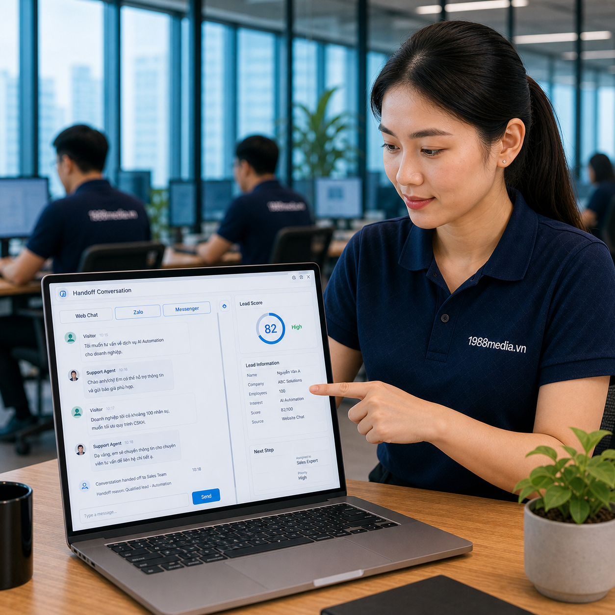 Chatbot AI chăm sóc khách hàng 24/7: phù hợp doanh nghiệp nào? 9 chatbot AI chăm sóc khách hàng hình minh họa 3
